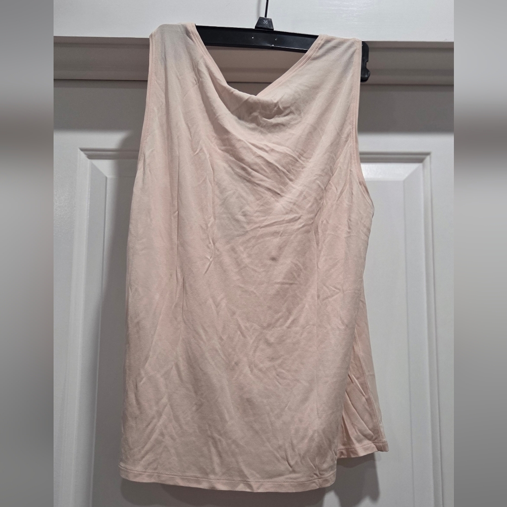 Eileen Fisher Women's Strech 100% Silk Jersey Tank Top Size Large Comfort Casual - Picture 7 of 8